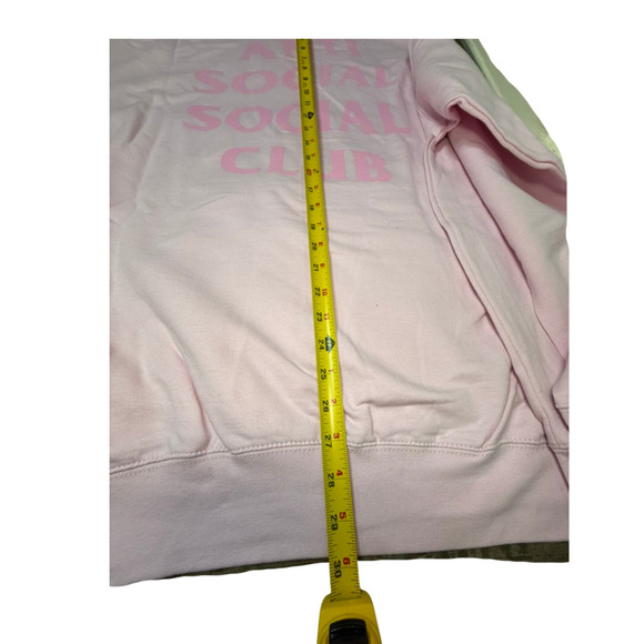 Anti Social Social Club Motor Sport Hoodie - Pink - Size XL - Picture 5 of 7